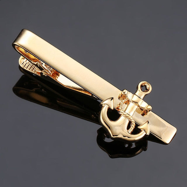 Anchor Gold Tie Clip