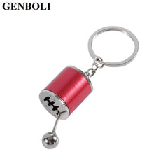 Load image into Gallery viewer, Creative  Car Stalls Head Simulation Model Car Parts Gear Position Keychain Multi-Style Bag Accessories 4 Colors