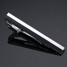 Load image into Gallery viewer, DY New and high quality laser engraving tie clip  fashion style  gold  silver and black men's business tie pin Free Delivery