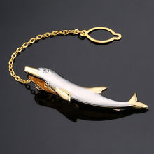 Load image into Gallery viewer, DY New and high quality laser engraving tie clip  fashion style  gold  silver and black men's business tie pin Free Delivery